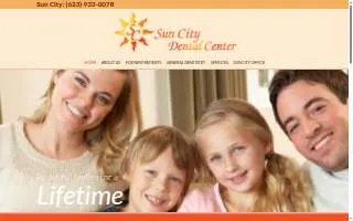 Sun City Dental Center website