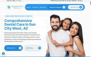 Arizona Smile Design website