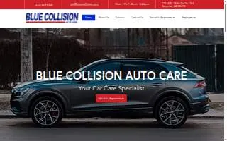 Blue Collision website