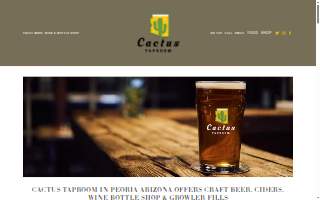 Cactus Taproom Craft Beer & Wine Bar - Bottle Shop website