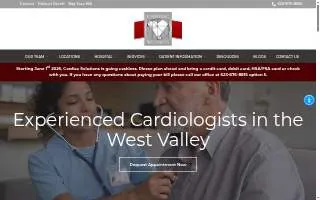 Cardiac Solutions of Sun City West website