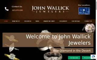 John Wallick Jewelers website