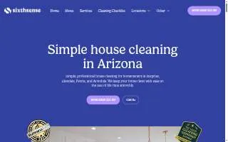 Sixth Sense Cleaning of Sun City West website