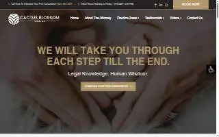 Cactus Blossom Legal website