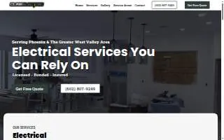 Cline Electric website