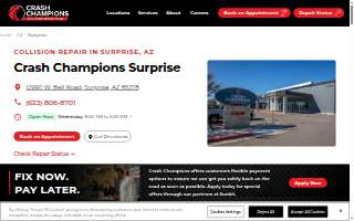 Crash Champions Collision Repair Surprise