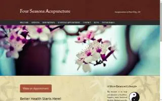 Four Seasons Acupuncture LLC website