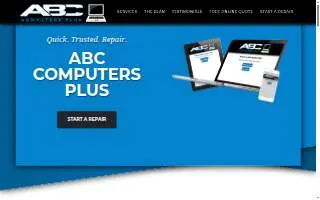 ABC Computers Plus website