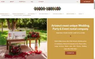 Az Retro Rentals website