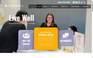 Chirowell website