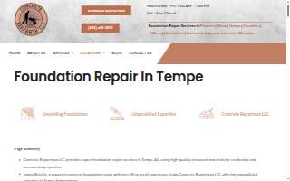 Concrete Repairman® Foundation Repair of Tempe