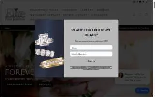 Elite Fine Jewelers website