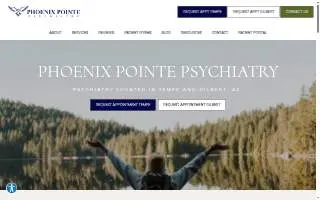 Phoenix Pointe Psychiatry website