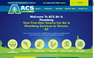 ACS Air & Plumbing website