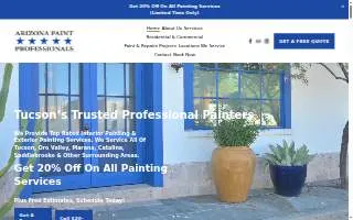 Arizona Paint Professionals website