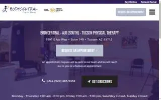 Bodycentral Physical Therapy - Tucson & Ultimate Sports Asylum Physical Therapy website