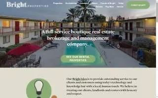 Bright Properties website