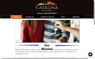 Catalina Title Agency website