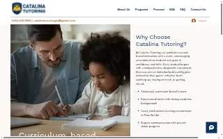 Catalina Tutoring website