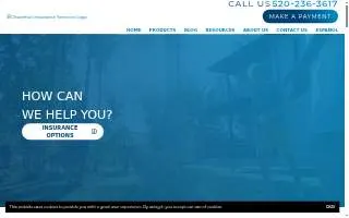 Chainfruit Insurance Services website