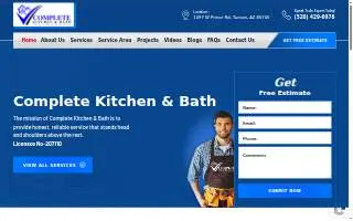 Complete Kitchen & Bath of Tucson website
