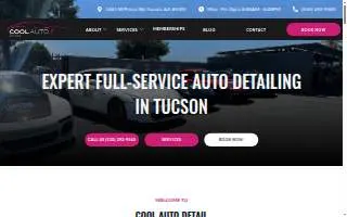 Cool Auto Detail of Tucson website