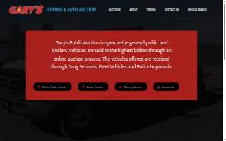 Gary's Towing and Salvage Pool