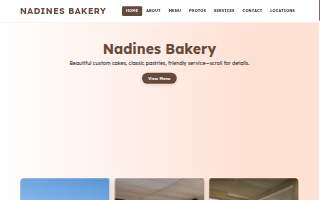 Nadines Bakery