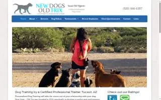 New Dogs - Old Trix website