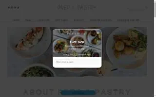 Prep & Pastry website