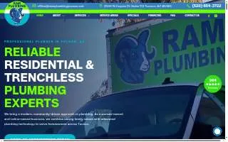 Ram Plumbing, Inc. website