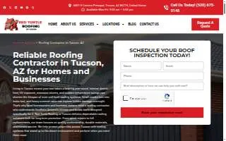 Red Turtle Roofing of Tucson website