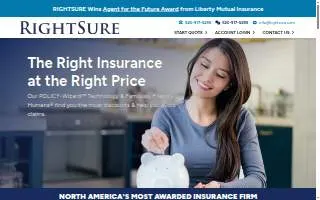 Rightsure of Tucson website