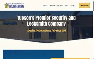 Roadrunner Lock & Safe website