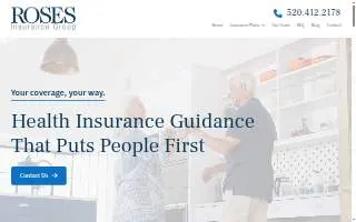 Roses Insurance Group website