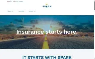 Spark Business Solutions website