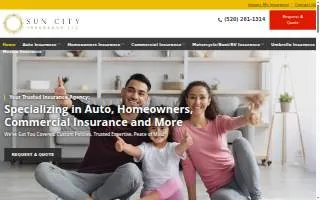 Sun City Insurance LLC (Auto & Homeowners insurance) website