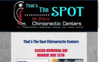 That's The Spot... Dr. Eric's Chiropractic Centers