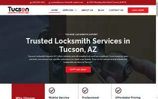 Tucson Locksmith website