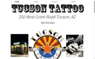 Tucson Tattoo website