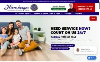 Hansberger Refrigeration and Electric Company website