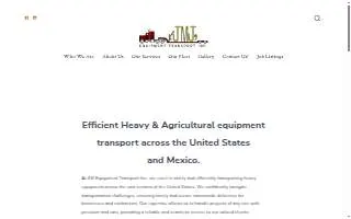 JMJ Equipment Transport Inc website