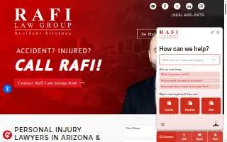 Rafi Law Group of Fortuna Foothills website