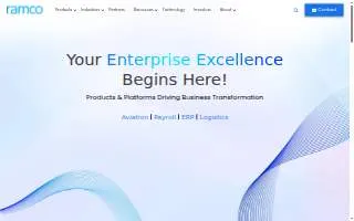 Ramco Enterprises website