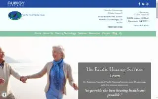 Pacific Hearing Services of Adelanto website