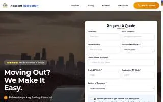 Pleasant Relocation website