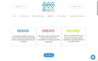 RMS Printing website