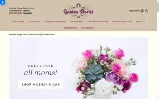 Westlake Village Garden Florist website