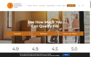 Alameda Mortgage Corporation website