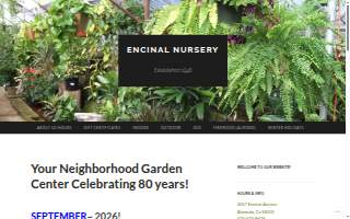 Encinal Nursery website